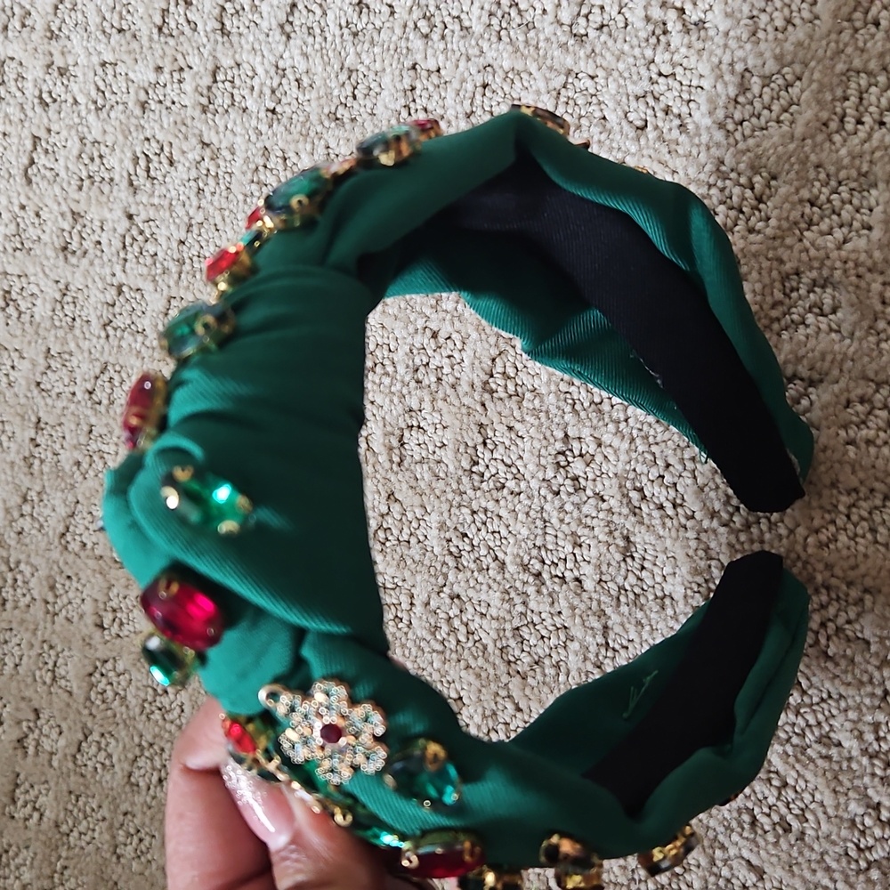Holiday headband In Green